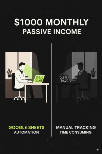The Google Sheets Secret That Quietly Pays $1,000 a Month